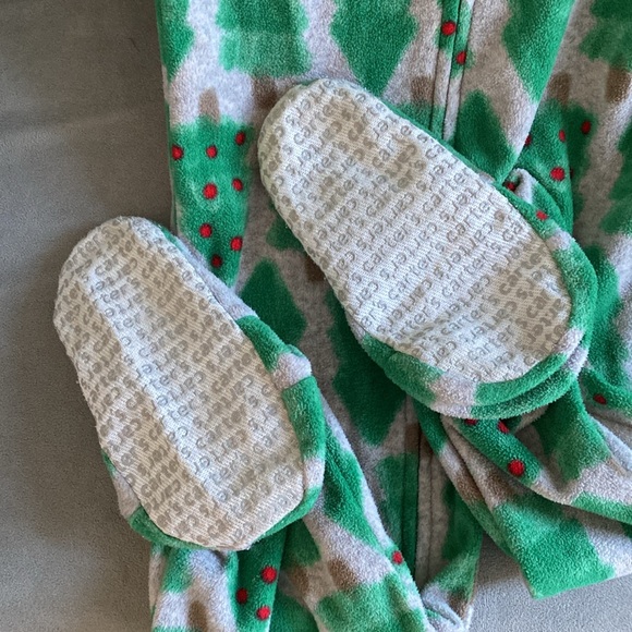 Footie Christmas Tree Pajamas! - Picture 4 of 4